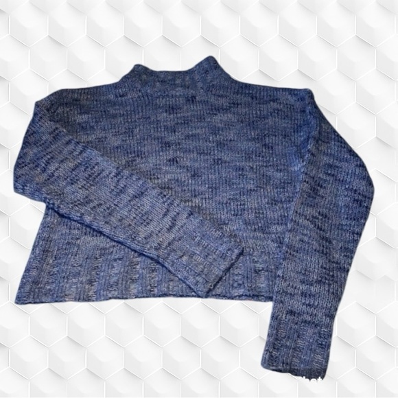 EUC Women’s So Brand Blue womens turtleneck sweater size S - Picture 2 of 4